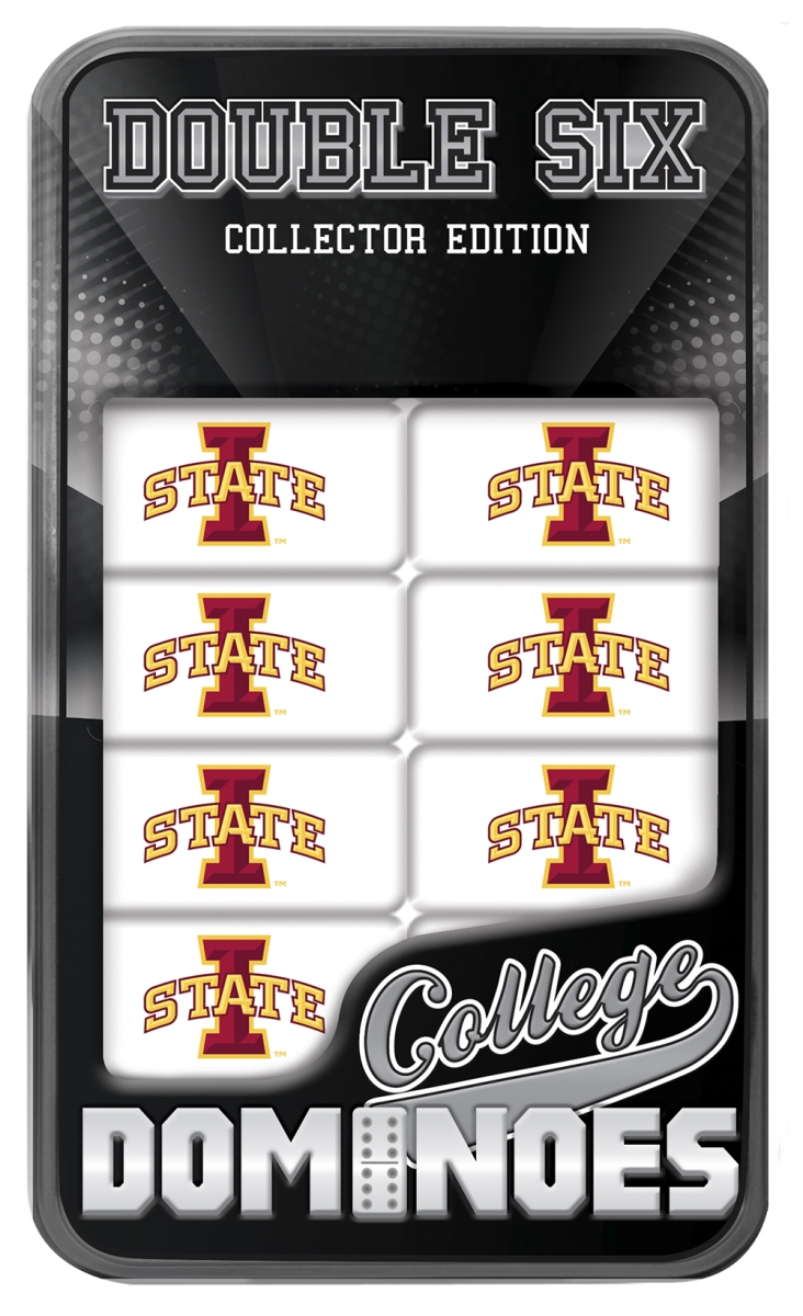 Master Pieces 41830 Iowa State Cyclones Double-Six Dominoes