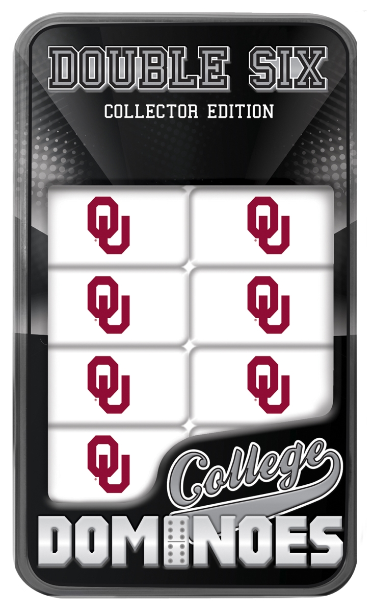 Master Pieces 41835 Oklahoma Sooners Double-Six Dominoes