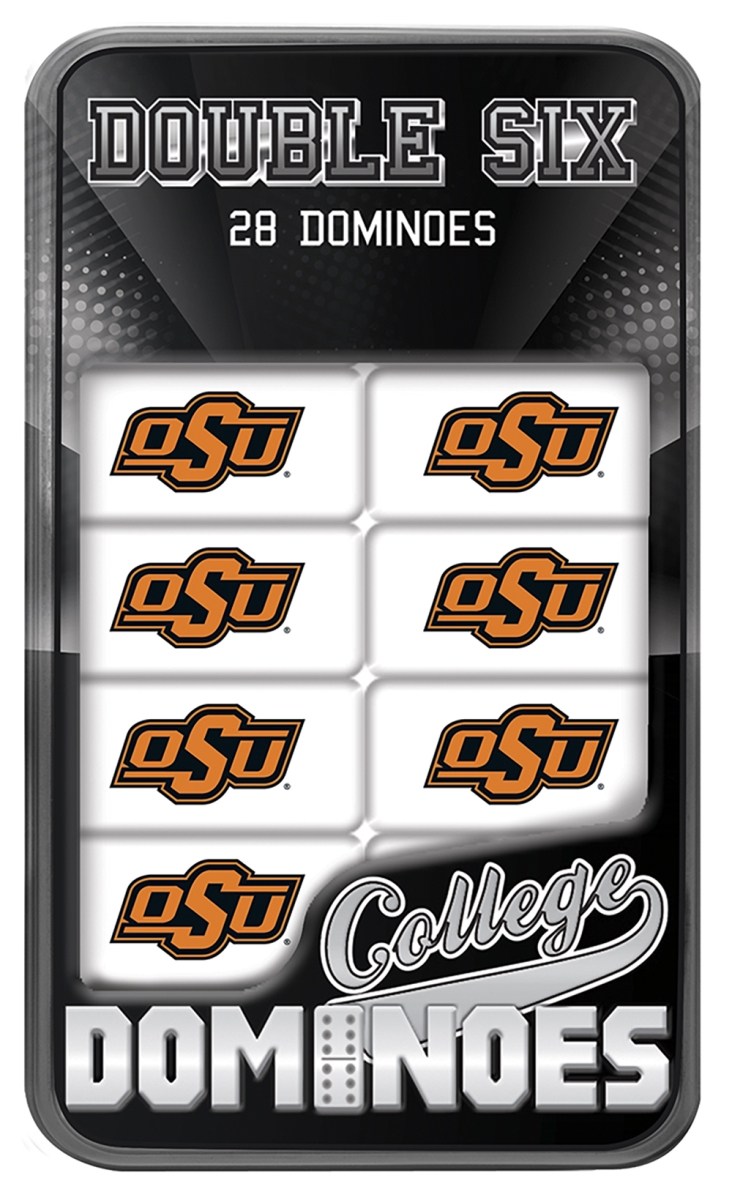 Master Pieces 41836 Oklahoma State Cowboys Double-Six Dominoes