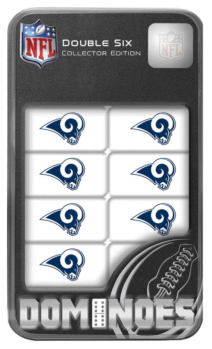 Master Pieces 41856 Los Angeles Rams Double-Six Dominoes