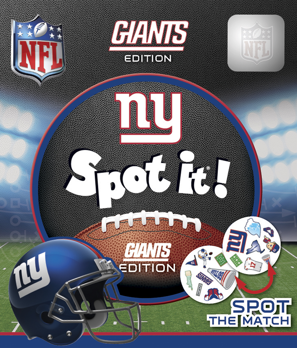 Master Pieces 41886 New York Giants Spot it Card Game