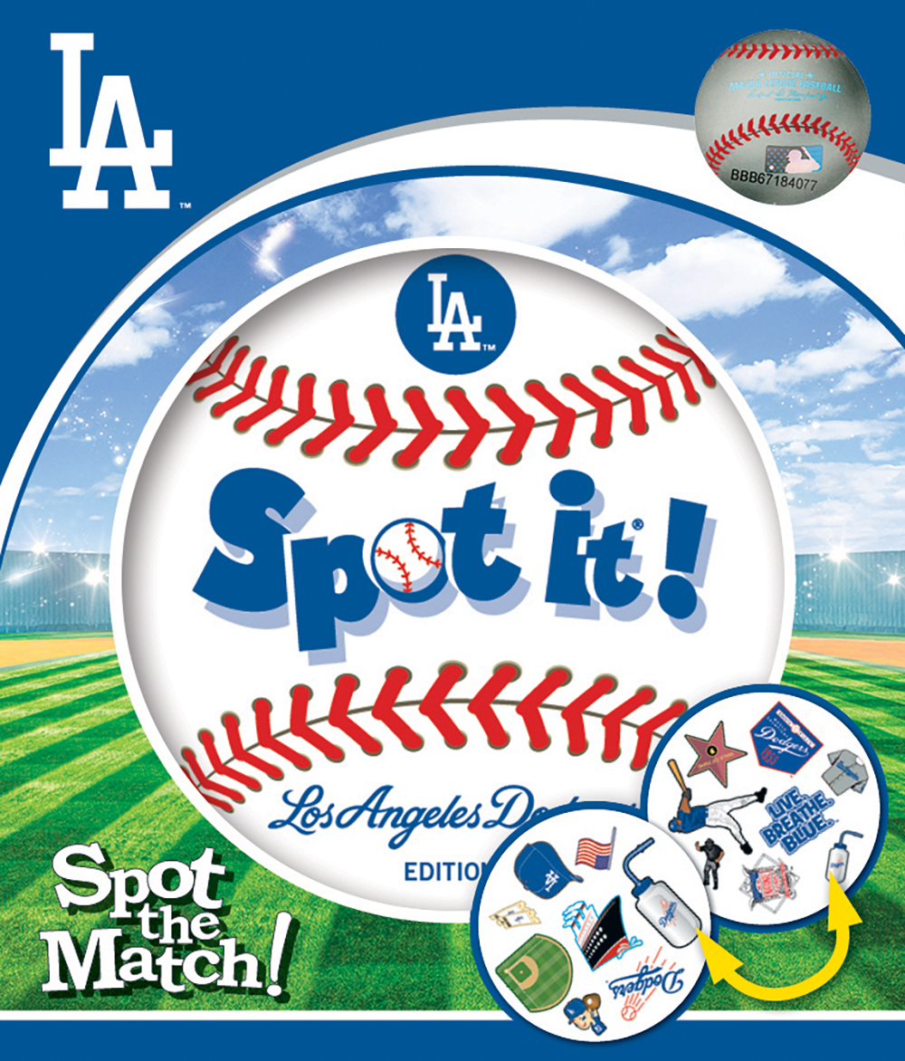 Master Pieces 41910 Los Angeles Dodgers Spot it Card Game