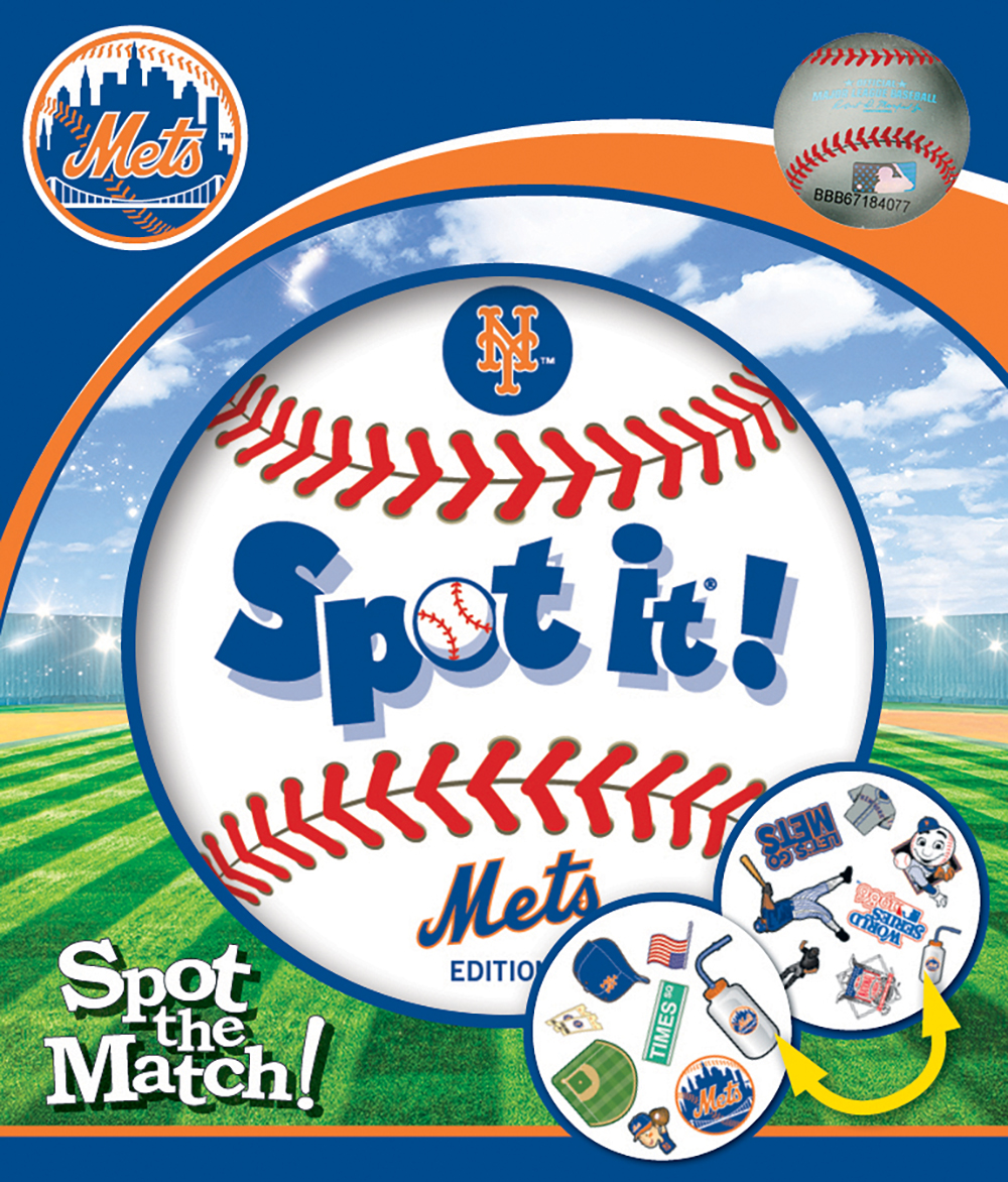 Master Pieces 41913 New York Mets Spot it Card Game