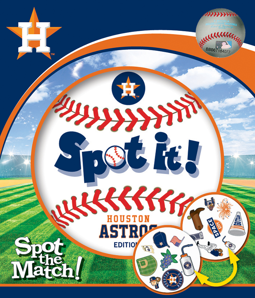 Master Pieces 41914 Houston Astros Spot it Card Game