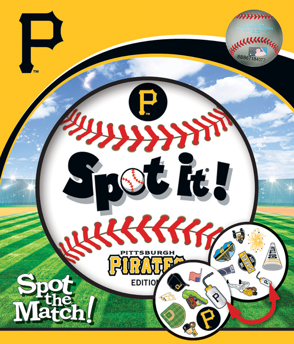 Master Pieces 41919 Pittsburgh Pirates Spot it Card Game