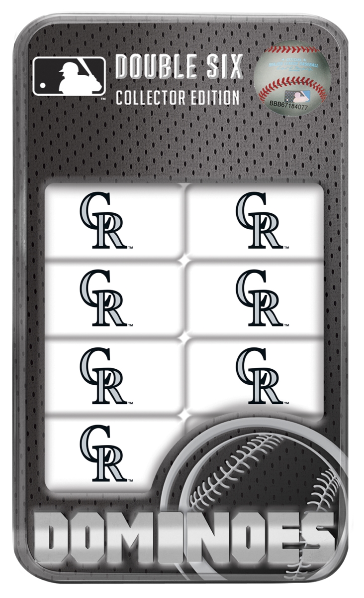 Master Pieces 41945 Colorado Rockies Double-Six Dominoes