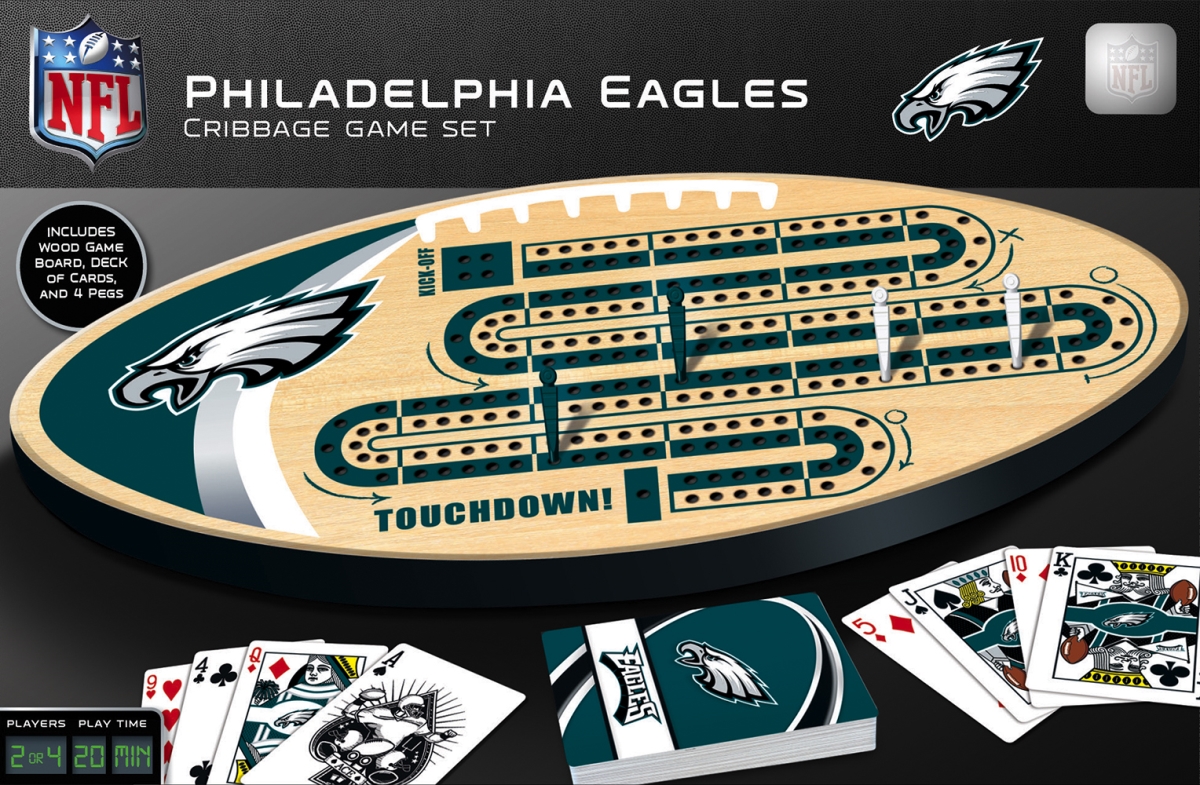 Master Pieces 41962 Philadelphia Eagles Cribbage