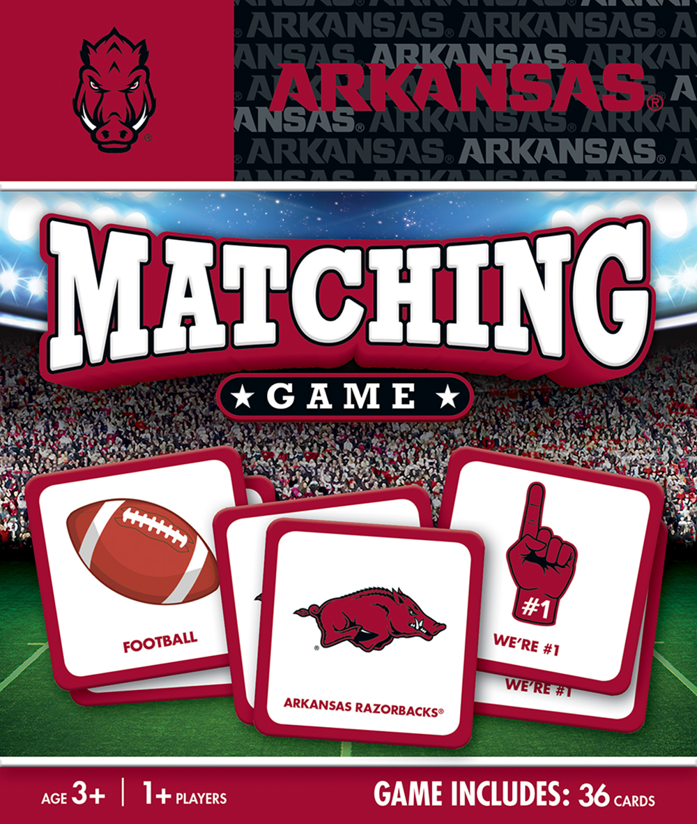 Master Pieces 81929 Arkansas NCAA Matching Game