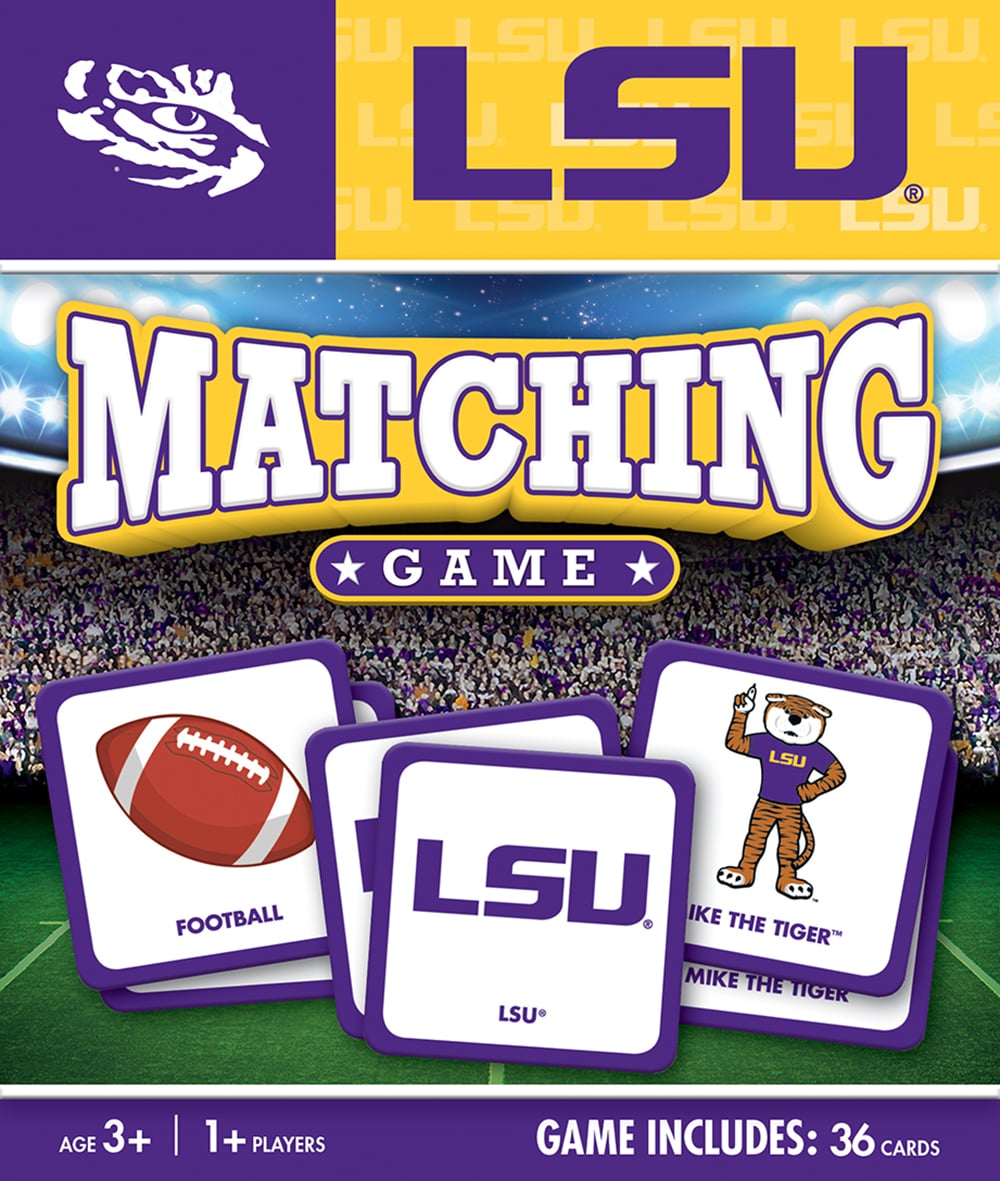 Master Pieces 81943 LSU NCAA Matching Game