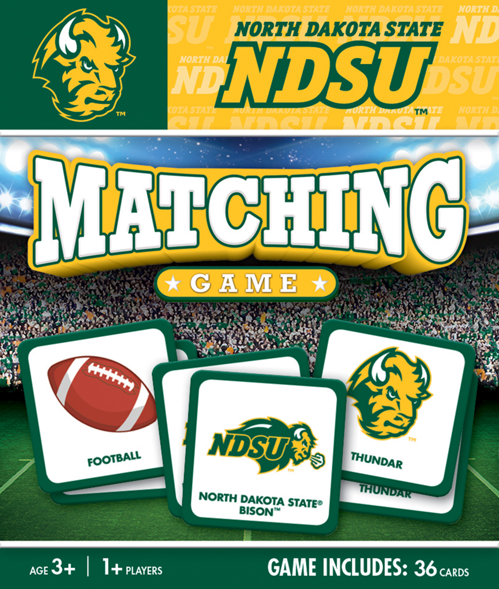 Master Pieces 81952 North Dakota State NCAA Matching Game