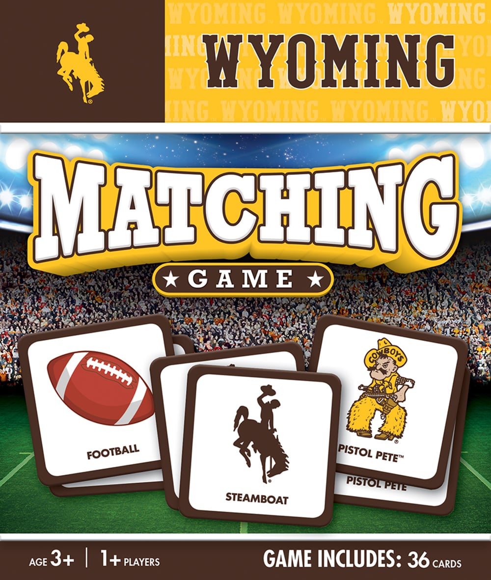 Master Pieces 81968 Wyoming NCAA Matching Game