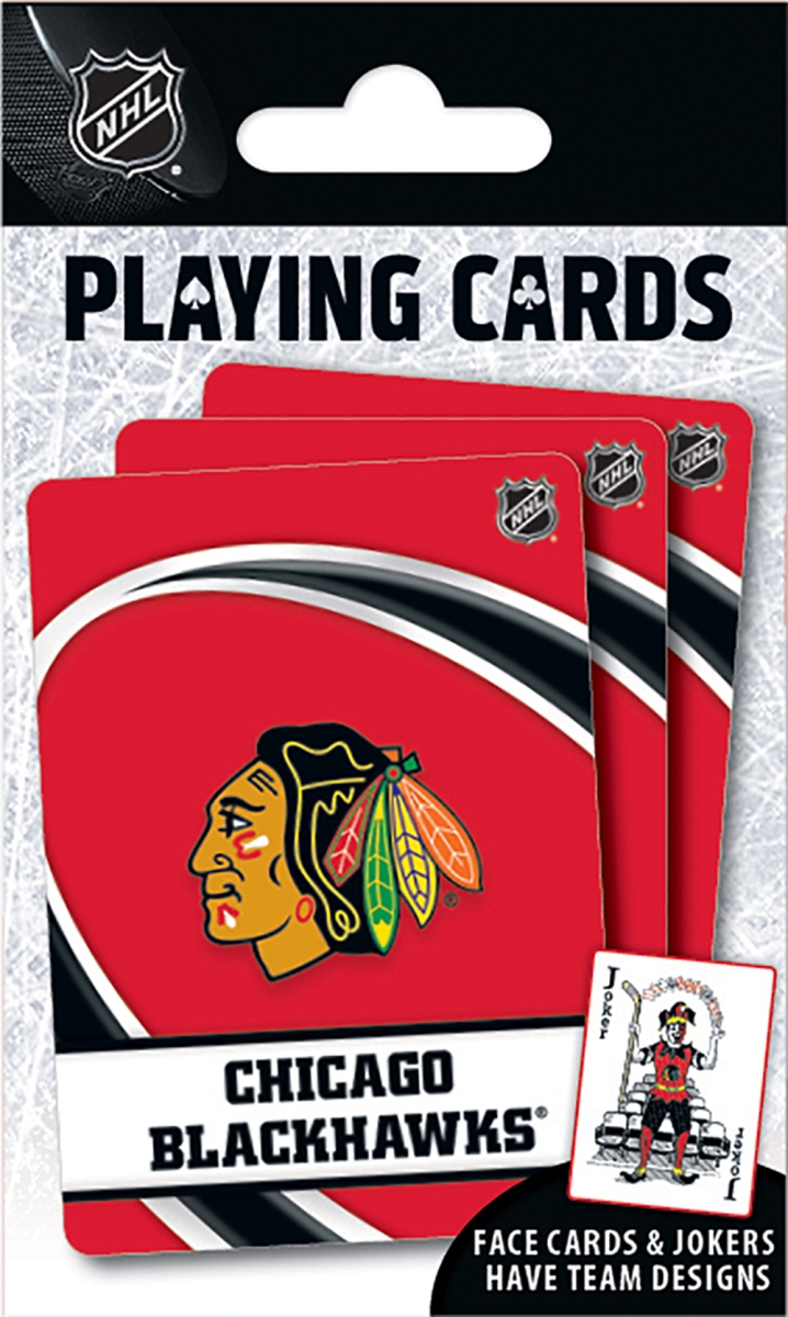 Master Pieces 91755 Chicago Blackhawks Playing Cards