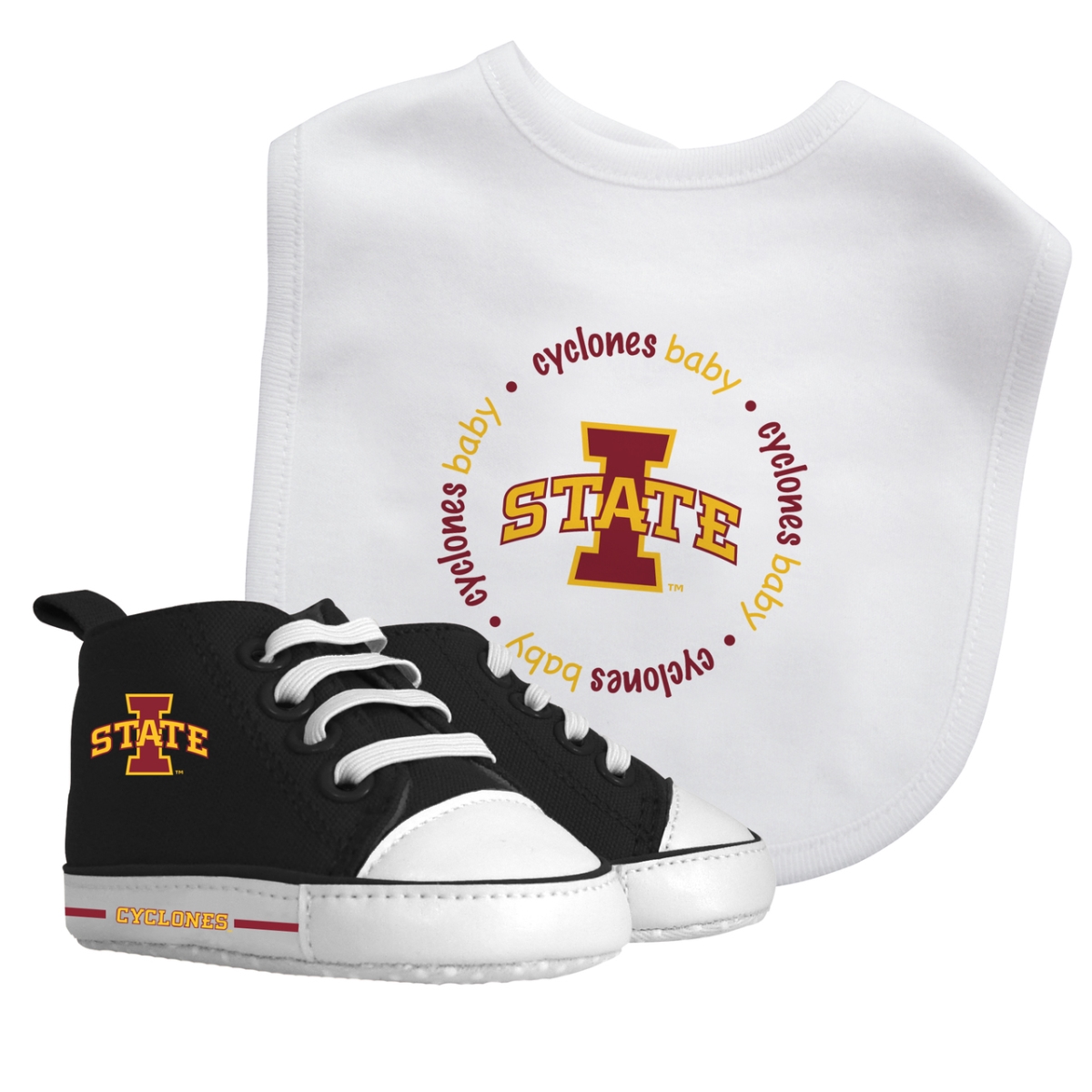IST30002 NCAA Baby Fanatics Iowa State Gift Set - 2 Piece