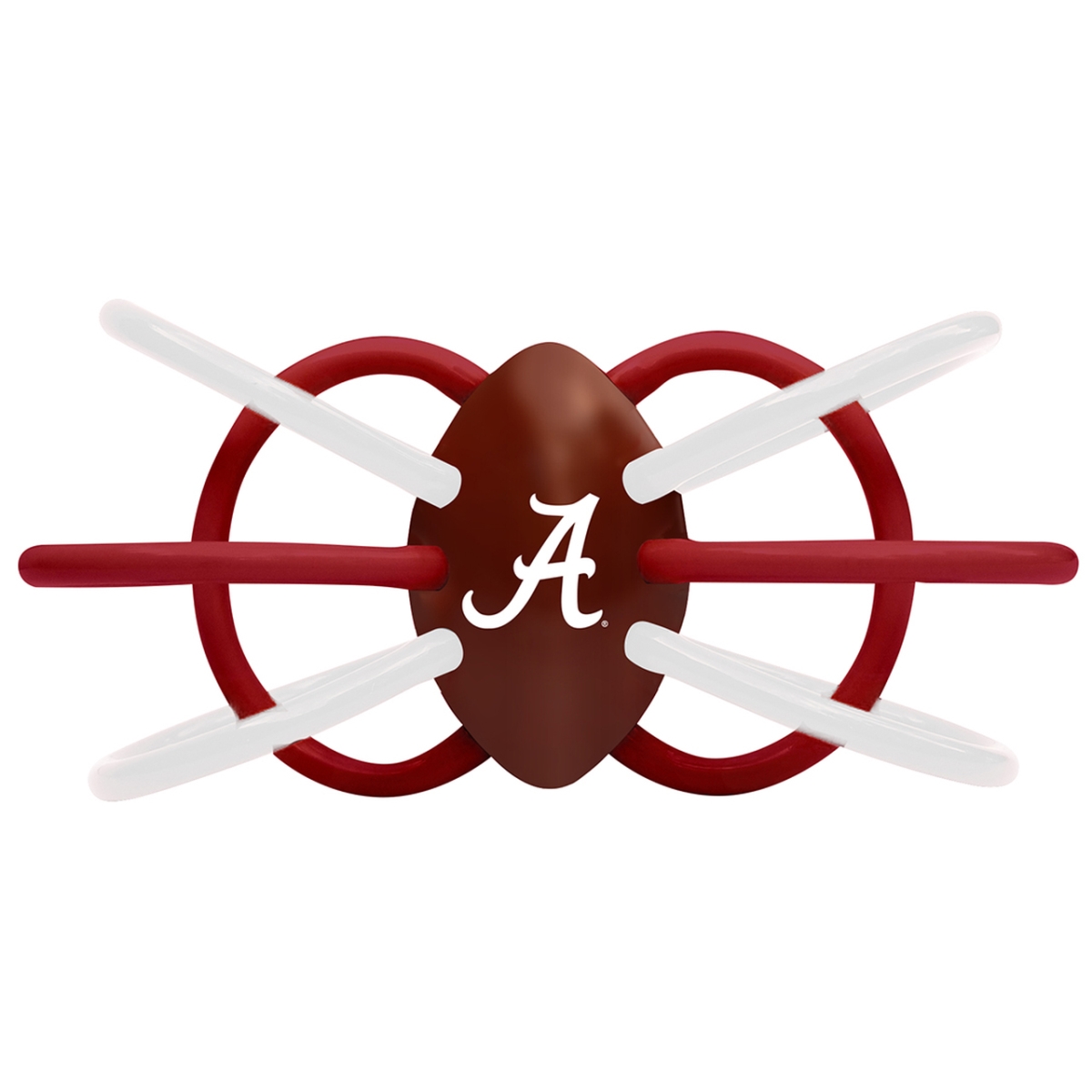 UAL440 NCAA Baby Fanatics Alabama Winkel Teether & Rattle