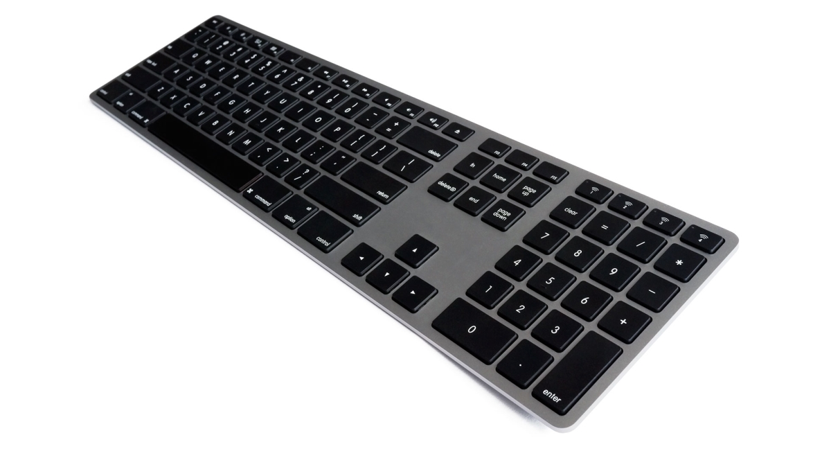 Picture of Matias Corp FK418BTB Wireless Aluminum Keyboard - Space Gray