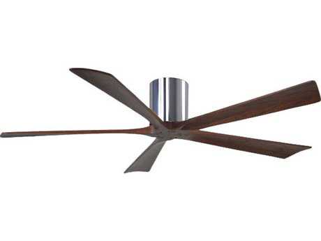 Picture of Atlas IR5H-CR-BW-42 60 in. Five Bladed Flush Mounted Paddle Fan in Polished Chrome