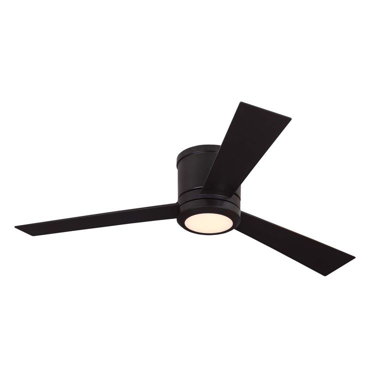 Picture of Atlas PA3-BK-BW-42 60 in. Three Bladed Paddle Fan with LED Light Kit in Matte Black
