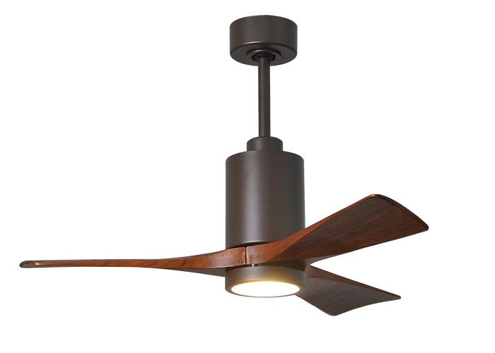 Picture of Atlas PA3-TB-BW-42 60 in. Three Bladed Paddle Fan with LED Light Kit in Textured Bronze