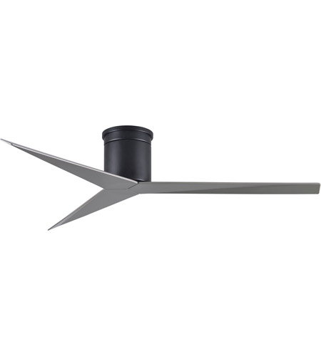 Picture of Atlas EKH-BK-BN 56 in. Eliza-H Three Bladed&#44; Ceiling Mount Paddle Fan in Matte Black With Brushed Nickel Blades