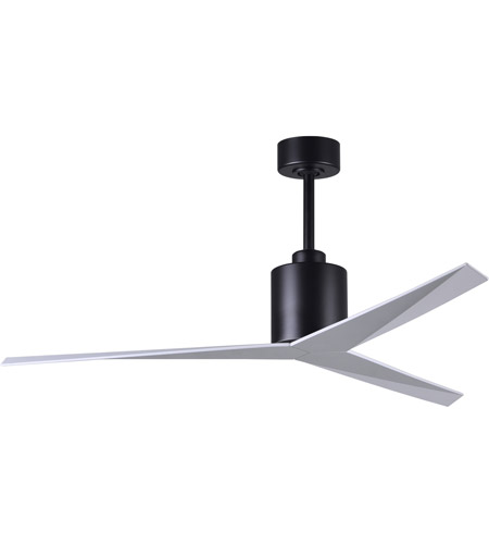 Picture of Atlas EK-BK-WH 56 in. Eliza Three Bladed Paddle Fan in Matte Black With Gloss White Blades