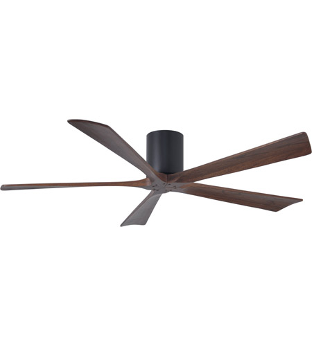 Atlas IR5H-WN-BW-60 60 in. Irene-5H Flush Mounted Ceiling Fan in Walnut Tone Motor Cover & Barnwood Tone Blades -  Matthews Fan Company