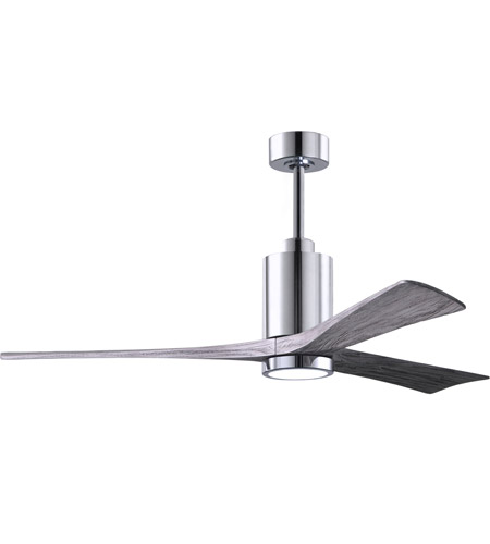 Picture of Atlas PA3-CR-BK-60 60 in. Patricia-3 Ceiling Fan in Polished Chrome & Matte Black Blades
