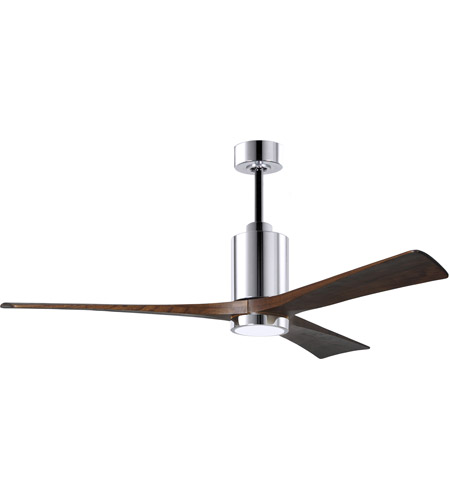 Picture of Atlas PA3-CR-MWH-60 60 in. Patricia-3 Ceiling Fan in Polished Chrome & Matte White Blades
