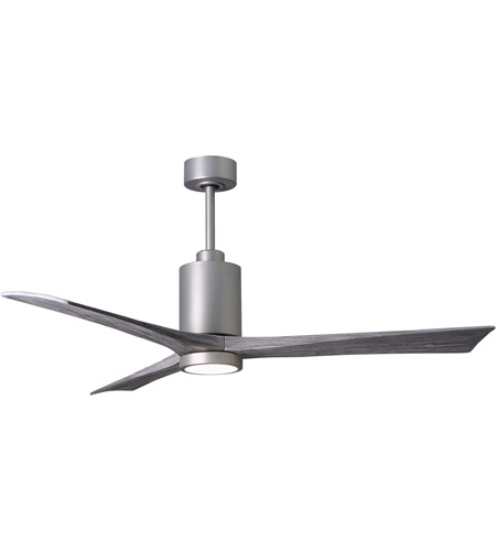 Picture of Atlas PA3-BN-MWH-60 60 in. Patricia-3 Ceiling Fan in Brushed Nickel & Matte White Blades