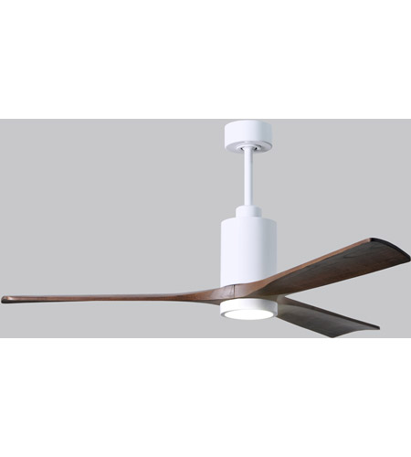 Picture of Atlas PA3-WH-MWH-60 60 in. Patricia-3 Ceiling Fan in White & Matte White Blades