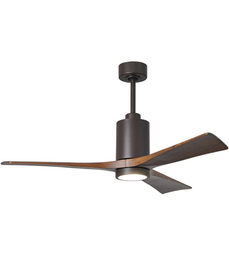 Picture of Atlas PA3-TB-MWH-52 52 in. Patricia-3 Ceiling Fan in Textured Bronze & Matte White Blades