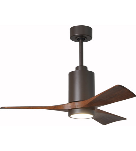 Picture of Atlas PA3-TB-MWH-42 42 in. Patricia-3 Ceiling Fan in Textured Bronze & Matte White Blades