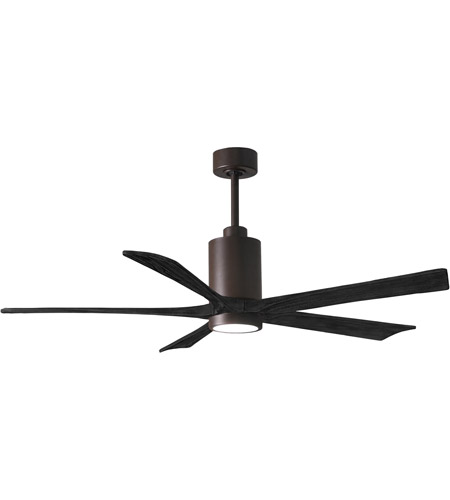 Picture of Atlas PA5-TB-BK-60 60 in. Patricia-5 Ceiling Fan in Textured Bronze & Matte Black Blades