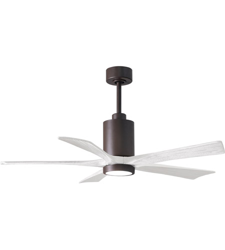Picture of Atlas PA5-TB-MWH-52 52 in. Patricia-5 Ceiling Fan in Textured Bronze & Matte White Blades