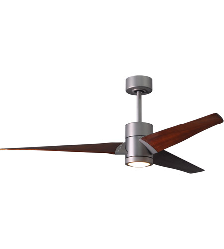 Picture of Atlas SJ-BN-MWH-60 60 in. Super Janet Ceiling Fan in Brushed Nickel & Matte White Blades
