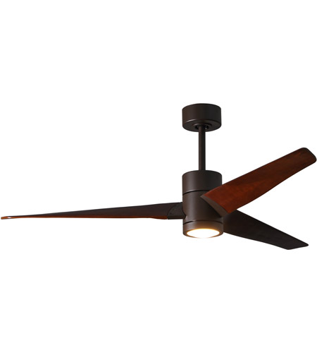 Picture of Atlas SJ-TB-MWH-60 60 in. Super Janet Ceiling Fan in Textured Bronze & Matte White Blades
