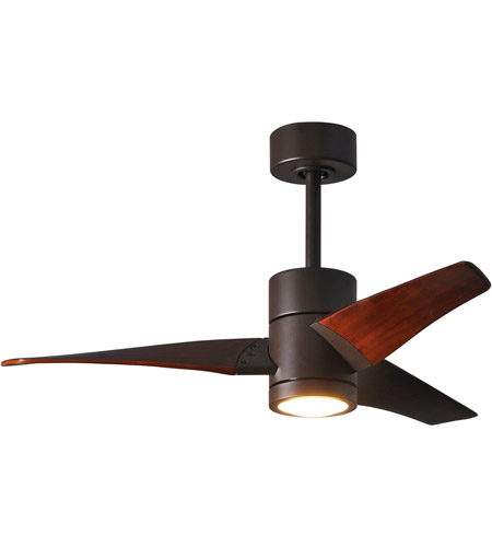 Picture of Atlas SJ-TB-MWH-42 42 in. Super Janet Ceiling Fan in Textured Bronze & Matte White Blades