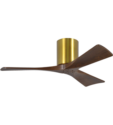 Picture of Atlas IR3H-BW-BK-42 42 in. Irene-3H Ceiling Mount Three Bladed Paddle Fan in Barnwood Tone With Matte Black Blades