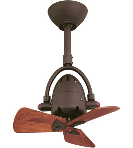 Picture of Atlas DI-TB-WDBW Diane Ceiling Fan&#44; Textured Bronze - Barnwood Wood Blades