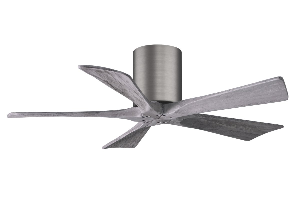 Picture of Atlas IR5H-BP-BW-42 42 in. Irene-5H Flush Mounted Ceiling Fan in Brushed Bronze & Barnwood Tone Blades