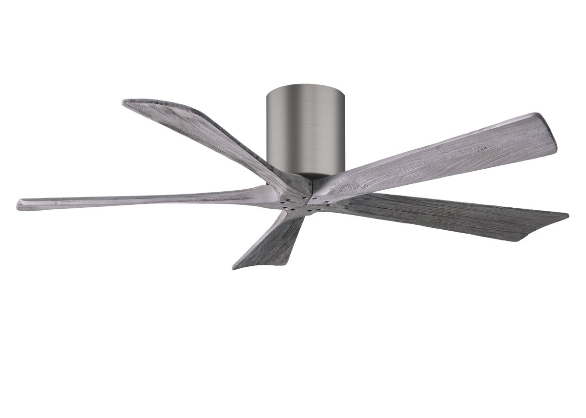 Picture of Atlas IR5H-BP-BW-52 52 in. Irene-5H Flush Mounted Ceiling Fan in Brushed Bronze & Barnwood Tone Blades
