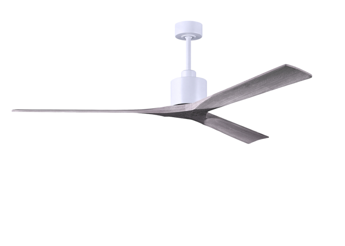 Picture of Atlas NKXL-MWH-BW-72 72 in. Nan XL Ceiling Fan in Matte White with Barnwood Tone Blades