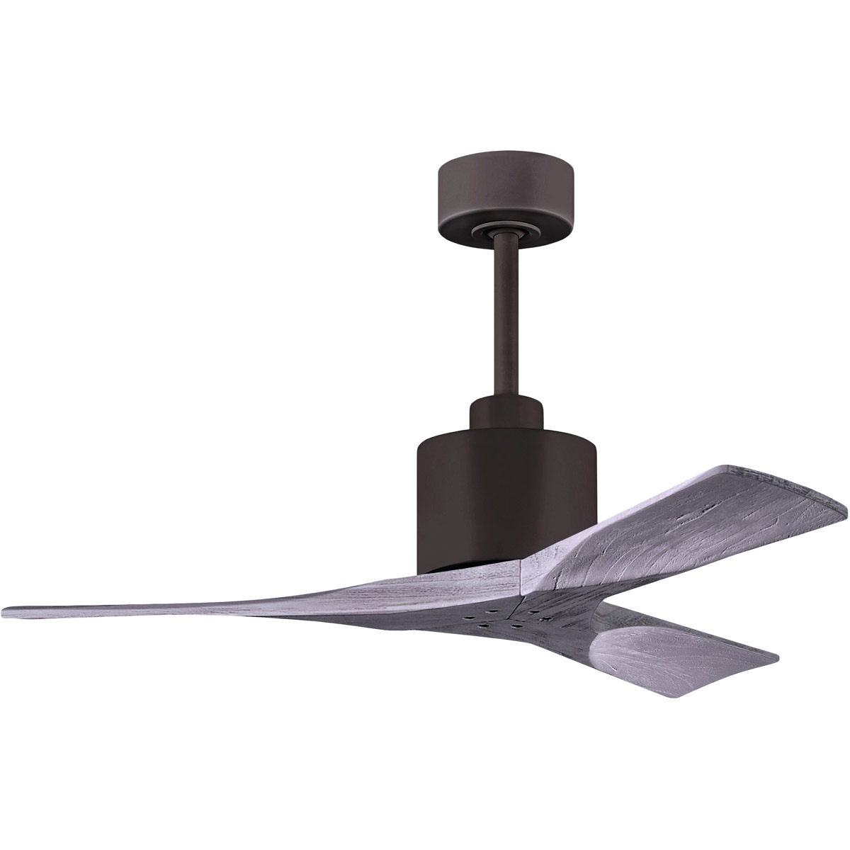 NK-TB-GA-42 42 in. Nan Ceiling Fan, Textured Bronze & Gray Ash Blades -  Matthews Fan Company