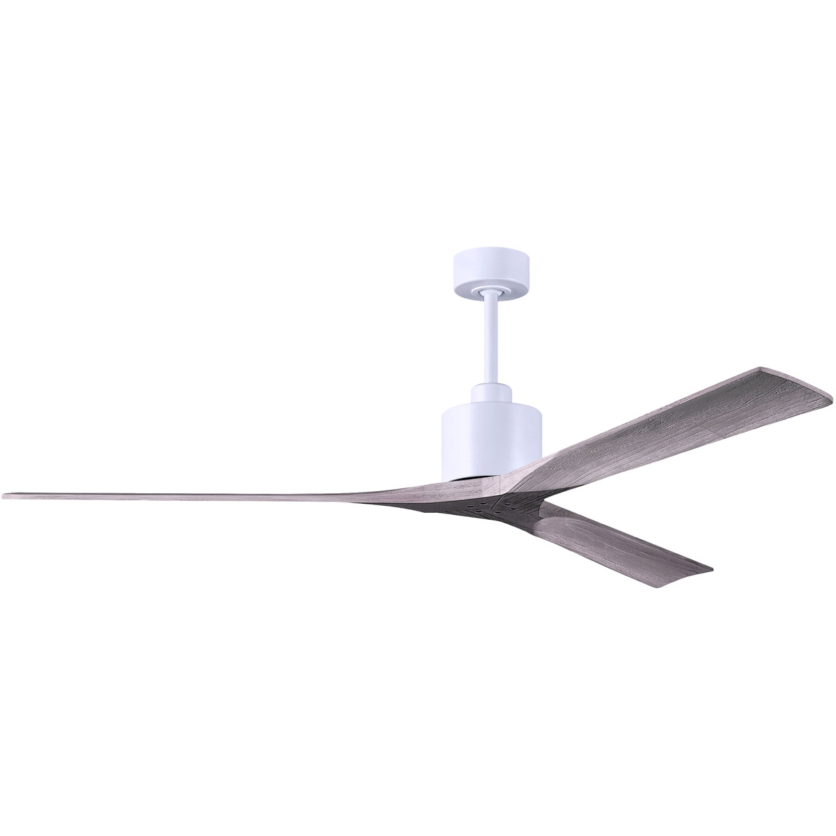 Picture of Atlas NKXL-MWH-LM-72 72 in. Nan XL Light Maple Tone Blades Ceiling Fan, Matte White