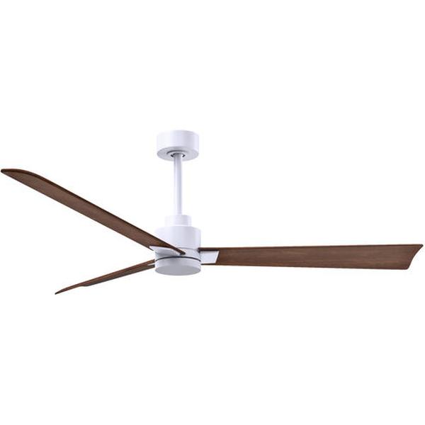 Picture of Atlas AK-TB-MWH-56 56 in. Alessandra 3-Blade Transitional Ceiling Fan with Matte White Blades&#44; Textured Bronze