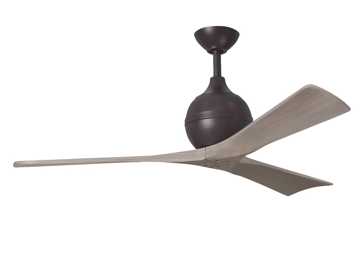 Picture of Atlas IR3-TB-GA-52 52 in. Irene-3 Three-Blade Paddle Fan with Gray Ash Tone Blades&#44; Textured Bronze