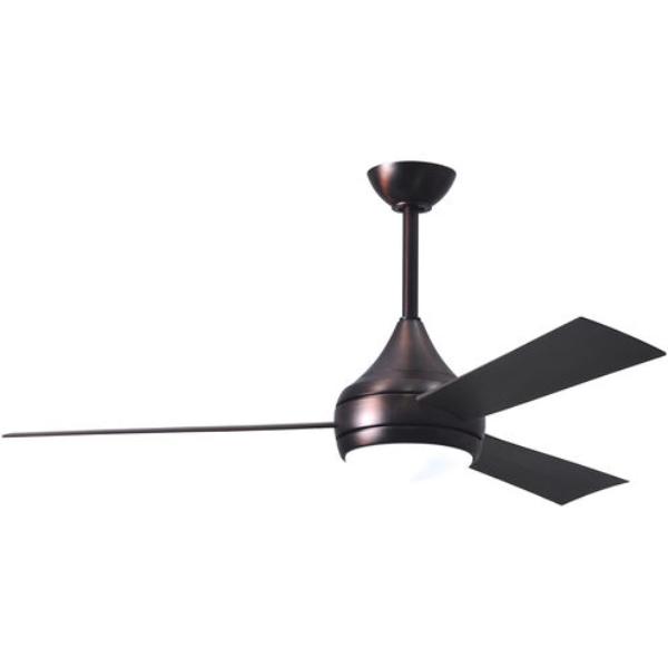 Matthews Fan DA-BB-BB Donaire Brushed Bronze Fan with Integrated LED