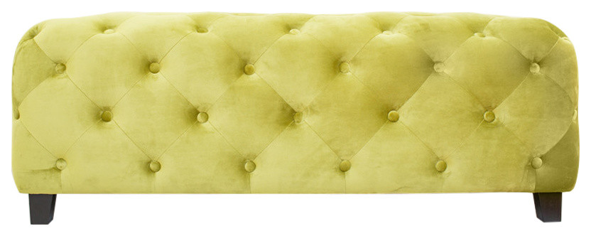 88010008 Tufted Bench, Green