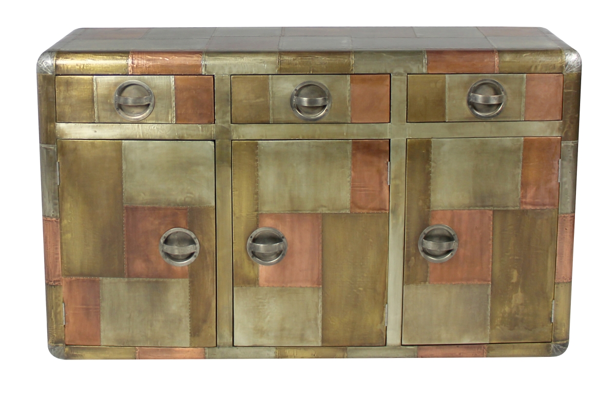 60009001 3 Drawer & 3 Door Sideboard, Tri-Tone