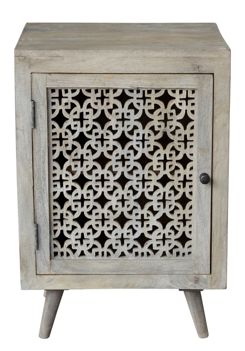 Halle Hand Carved Nighstand