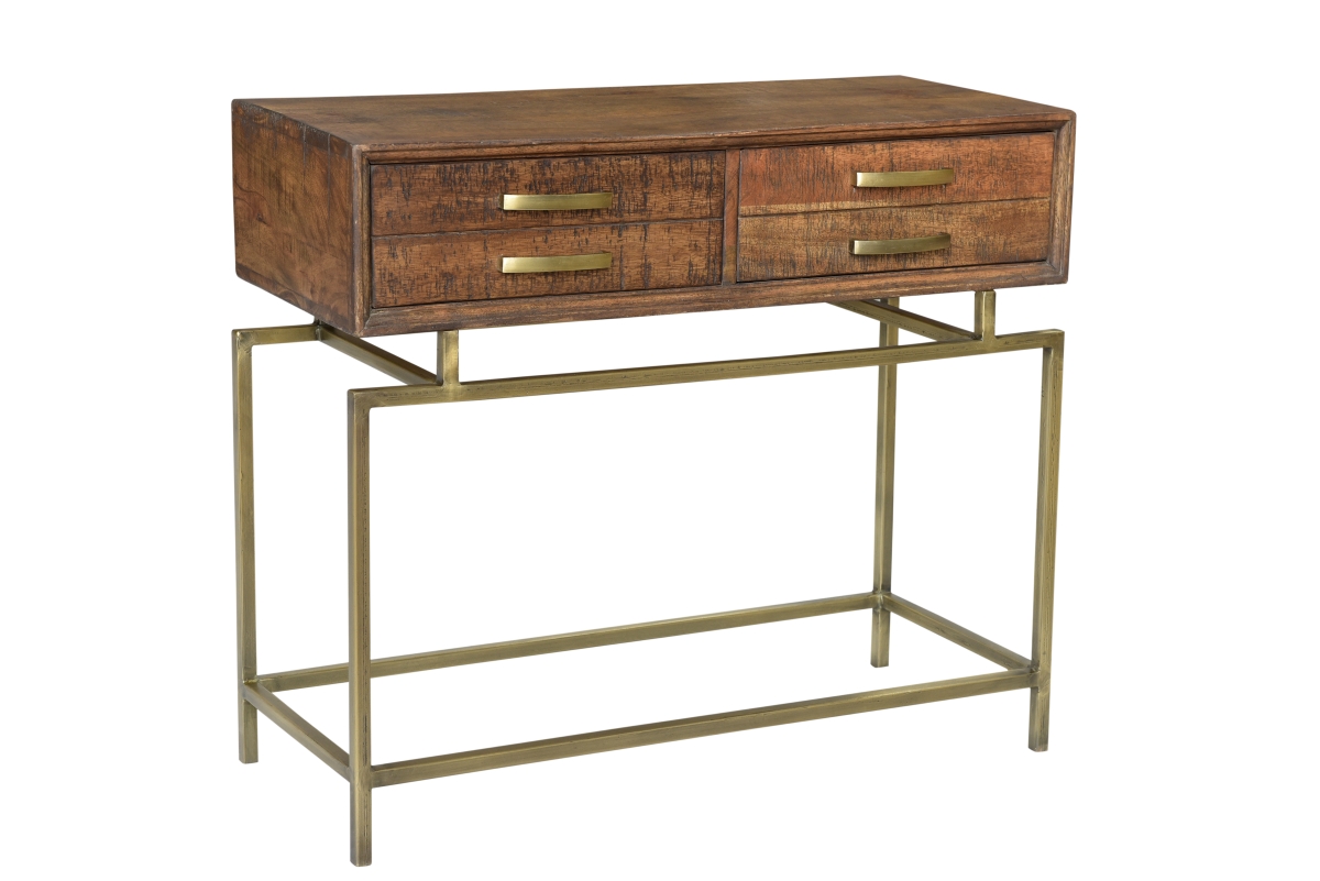 Goldbust 2 Drawer Console Table